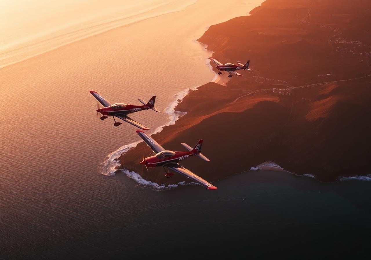 Coastal Formation Flight Exercise